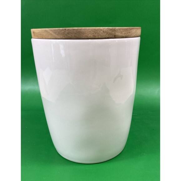 Rae Dunn Artisan Collection STORE Canister with Wooden Lid - Ceramic - Picture 2 of 10